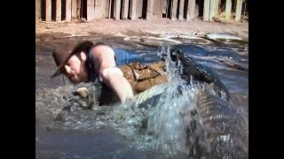 #GatorWrestler Is Bitten And Death Rolled By 11.5 Foot #Alligator (#Gator #Shorts)