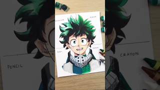 Haven’t used crayons in so long 😭#anime#animeart#animeartist #deku#midoriya#izukumidoriya #trending