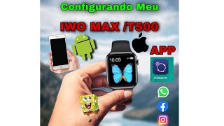 CONFIGURANDO MEU T500⌚️🦋 NO CELULAR,APP 📲Faz ligação?Notifica whatsapp?🤔 É Bom mesmo?Veja