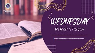 Wednesday Bible Study ll December 27, 2023