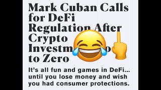 Mark Cuban calls for DeFi regulation as his investment goes to zero | SAFEMOON News | Daily RunDown