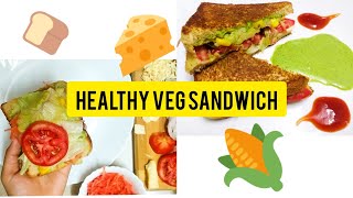 Veg Brocalli Mayo Sandwich | Multi-grain Veg Sandwich | Healthy Breakfast Recipe in 15 mins