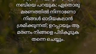 സത്യവിശ്വാസികളേ, വെള്ളിയാഴ്ച നമസ്‌കാരത്തിന്ന് ബാങ്കൊലി മുഴങ്ങിയാല്‍ അല്ലാഹുവിന്റെ സ്മരണയിലേക്ക് ധൃതി