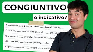 CONGIUNTIVO o INDICATIVO (sia vs è): impara i verbi italiani con una lezione interattiva