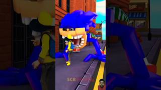 SHIN SONIC & Tani baby and Nick- Scary Teacher 3D #funny #shinsonic #short