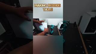 آموزش درست کردن پاتختی || ساخت پا تختی || Making a bedside table #diy #mdf