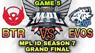 Bigetron Alpha vs Evos Legends | GAME 5 | - MPL-ID Season 7 Grand Finals Day 3 - MLBB