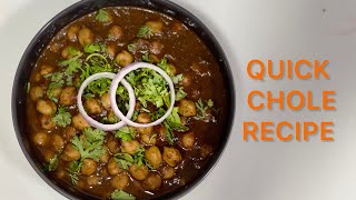 Quick Chole Recipe|दुनिया के सबसे आसान छोले-अब घंटों का काम मिण्टो में|Pressure Cooker Chole|One Pot