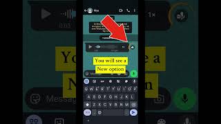 Reply Faster to WhatsApp Voice Messages #howto #whatsapp #tips #tricks