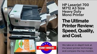 ⚡Speed & Efficiency HP 700 M712 Laser Printer Review By Asian Traders