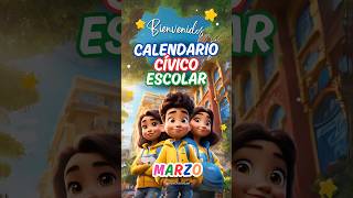 Calendario Cívico Escolar - Efemerides MES de MARZO 😻 Link de descarga https://goo.su/GONPbcQ