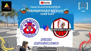 AO VIVO | Jogo de Basquete | Municipal x Niteroi Basquete sub19 returno