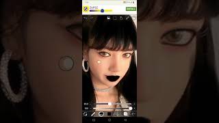 Trying Wednesday Addam makeover challenge in lisa and she looks so cute comment #viralvideo #treding