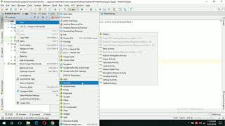 How to send activity1 to other activity  in Android studio