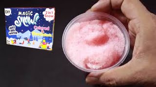 How to make artificial Snow - Unboxing and test Peephole View Toys