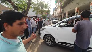 Sourav joshi new car ACCIDENT 😱😱