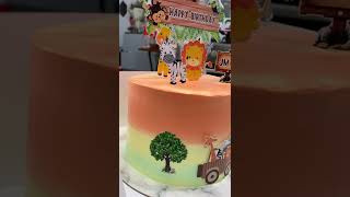 #safaricustomizedcake safari cake