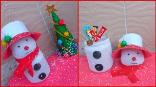 تزيين كريسماس ببرطمان زجاج 🎄ديكورات للمنزل لرأس السنة Christmas decoration with a glass jar