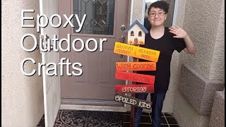 Can you use epoxy for outdoor crafts