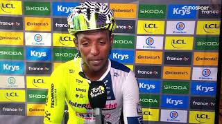 binyam grmay interview after winning turdi France ❤️👍