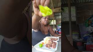 from yesterday eating the hottest pepper 🌶 in Jamaica😋🌶💯🇯🇲 🇯🇲