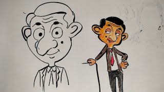 Mr Bean drawing easy