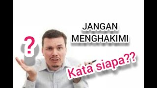 jangan menghakimi, kata siapa? - Daniel Story