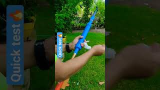 DIY Airgun Trigger Quick Test #shorts #pvc #airgun #diy #toygun #tissue