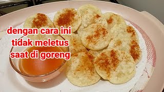 cara membuat cireng supaya tdk meletus saat di goreng juga garing diluar kenyal di dalam