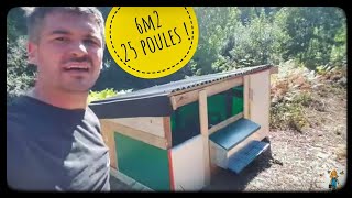 mon poulailler 25 poules. une réussite