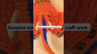 #macrame #ganpati #sunainamacrameart  #wallhanging