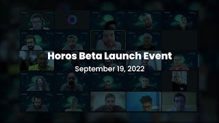 Horos Beta Launch Event Highlights