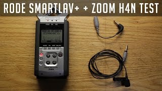 Rode SmartLav+ with Zoom H4n Sound Test