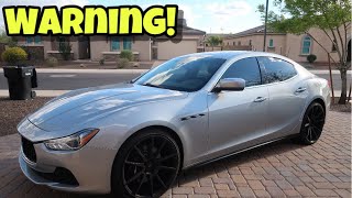 Driving the worst car ever made...(Maserati Ghibli)