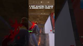 Failed hiding spot video 💀 #fortnite #hidingspot #funny #meme ng