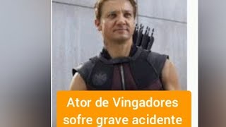 Jeremy Renner (Marvel) Sofre Grave Acidente!#famosos #news #marvel