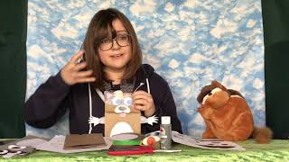 Craft with Filbert - Make your own raccoon puppet