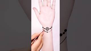 Simple bracelet mehndi design for kids| New style bracelet mehndi tattoo|