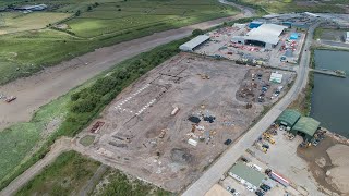 Associated British Ports manufacturing facility for ABP Wales & Short Sea Ports at ABP Newport