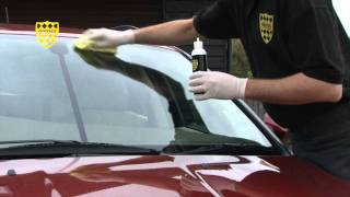 How to apply Protex Windscreen rain repeller