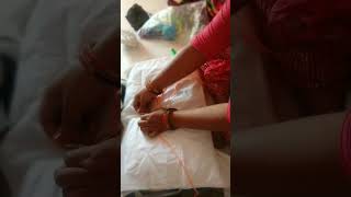 Live macrame knot banana sikhe, sunaina macrame art and craft work