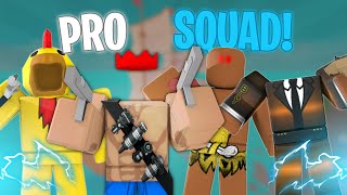 Grinding New island royale Island Pass with (Pro Squad) Spizzik, Prosniper_Cat & Xef *Sus Gameplay*