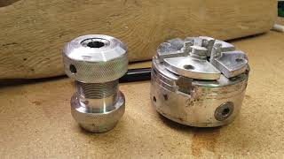 Lathe chucks used for making game calls