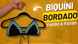 Biquíni bordado passo a passo