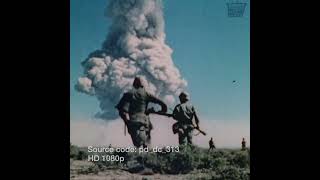 Project Desert Rock | 1950s Nuclear Test Stock Footage #shorts