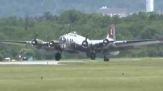 B 17 Yankee Lady at World War II Weekend 2012   Reading, Pa