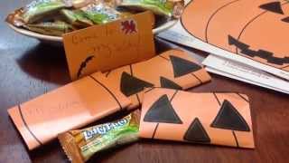 Jack-o-lantern Envelope PrintableTutorial