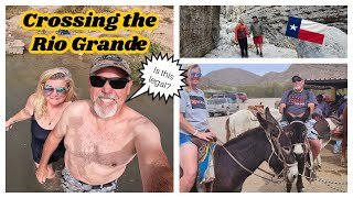 BIG BEND TX- ILLEGAL RIO GRANDE CROSSING? - BOQUILLAS RESTAURANTS - GUADALUPE - FAMOUS YOUTUBER!