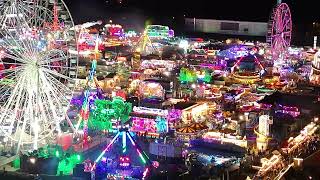 zoomed in Hull Fair footage