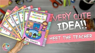 How to create meet the teacher resource for first day of school very cute idea - LINK IN DESCRIPTION